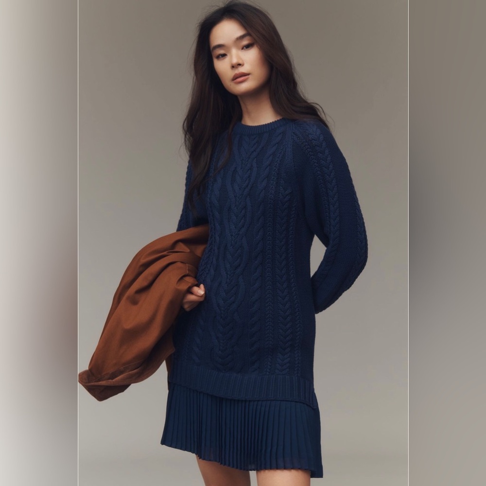❤️🔥Firm Price❤️🔥The Delphine sweater towfer mini dress - Picture 2 of 7